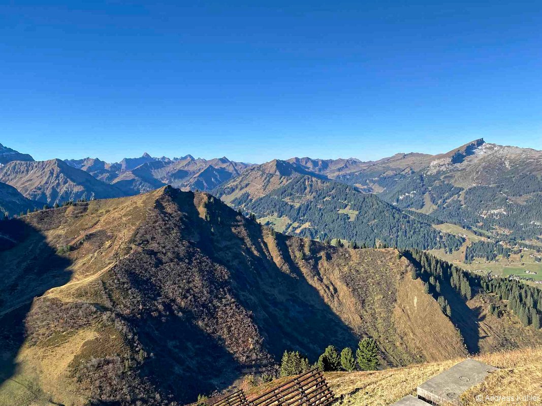 Blick zur Kuhgehrenspitze