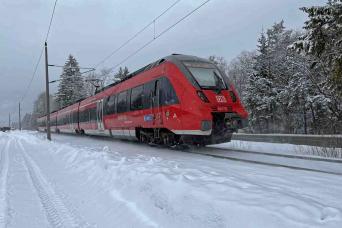 BR 442 Werdenfelsbahn Winterlandschaft