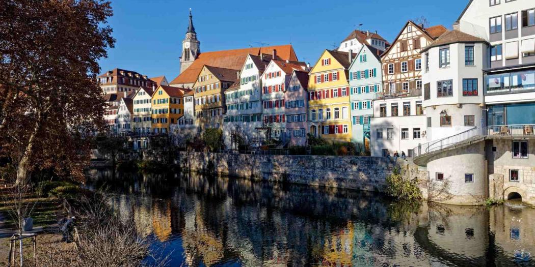 Tübingen Neckarfront Panorama